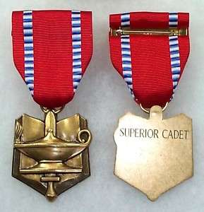 US Army ROTC Superior Cadet Medal, Military School Div.  