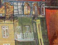   gouache painting cityscape landscape   signed Maurice Utrillo  