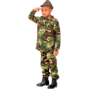  Childs Boys Army Costume (SizeSmall 6 8) Toys & Games