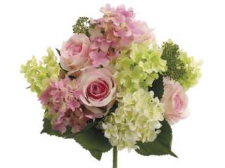   Bouquet R Green Silk Flowers, Artificial Wedding Arrangements  