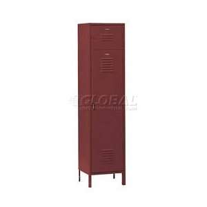   Box Over Locker 18x21x72 Ready To Assemble Burgundy