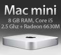 Apple Mac Mini Core i5 8GB RAM with AMD Radeon HD 6630M graphics