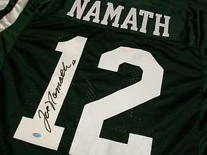   MOUNTED MEMORIES AUTOGRAPHED JERSEY NEW YORK JETS SIGNED AUTOGRAPH