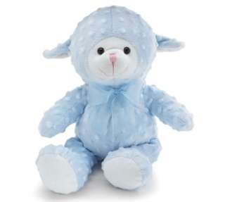 NEW Baby Boy PLUSH BLUE LAMB Stuffed Animal Toy 10.5  