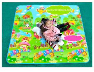 Animals Baby Play and Crawl Mat Playmat 200 x 180cm  