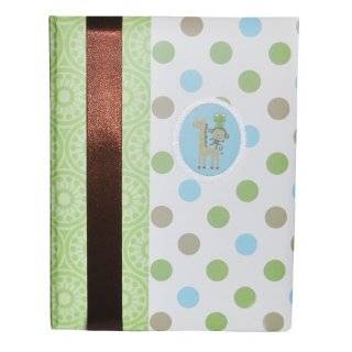   Just One You Babys Jungle Dots First Record Book/Baby Book, Green