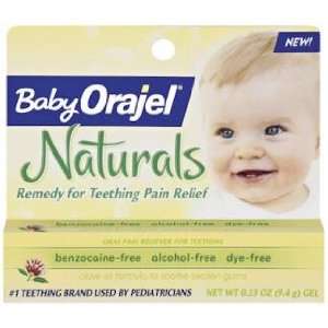  Orajel Gel Baby Natrl Teething Size 1/3 OZ Health 