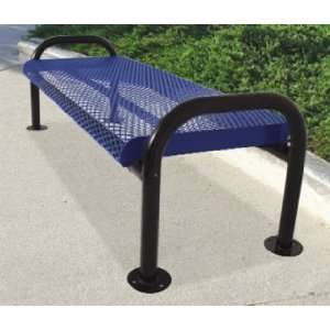    Contour Expanded Metal Backless Benches Patio, Lawn & Garden