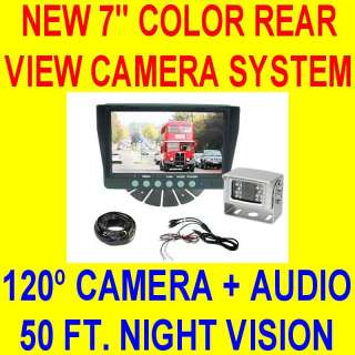 COLOR REAR VIEW BACKUP CAMERA SYSTEM REVERSE SAFETY  