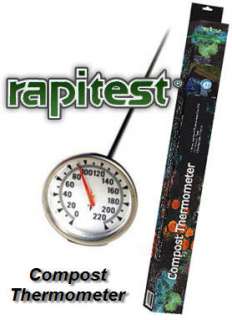 Rapitest Gauge Compost Tester Thermometer Temperature 0035307016355 