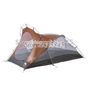   person double skin alloy pole hiking camping tent