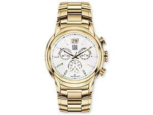   Movado Mens 7301228 Quest Gold Plated Stainless Steel Watch   Watches