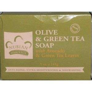 Olive Butter Soap w/ Avocado & Green Tea Bar Soap 5 oz  