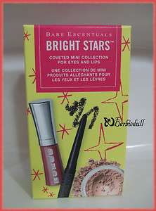 Bare Escentuals Bare Minerals BRIGHT STARS 3 piece kit set lot LIMITED 