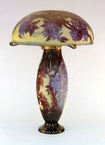 Important & Rare E. Galle Cameo Glass Table Lamp,c1900  (15% OFF  25 