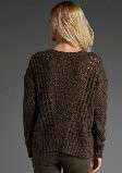 NWT Womens VINCE Yak Wool Cableknit Loose Chunky Knit Fisherman 