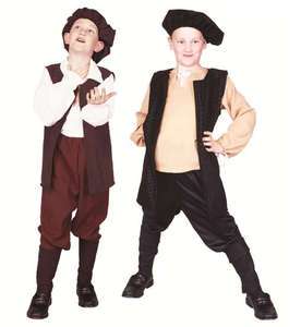   BOY COSTUME PEASANT MEDIEVAL CHILD SHAKESPEARE PLAY COSTUMES 90313