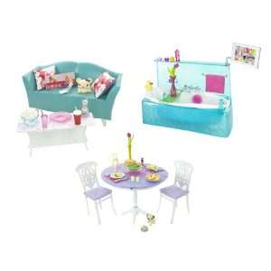  Barbie Couch & Table Play Set Toy Toys & Games