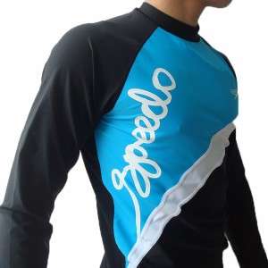 Speedo Swim & Surf Shirt Rash Guard Sun Protection L  