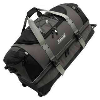 Coleman Excursion I 36 Drop Bottom Rolling Duffel Bag   Grey.Opens in 