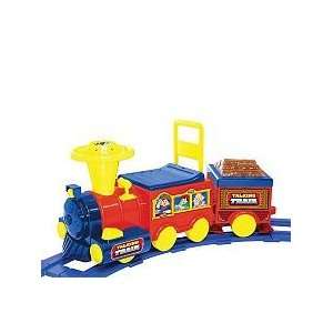    6V Talking Train with Track Battery operated Ride On Toys & Games