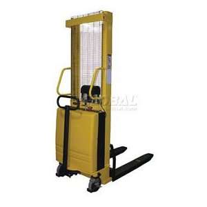  Battery Operated Lift Stacker Fixed Forks Over Fixed Legs 63 Lift 