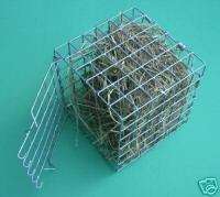 LGE RABBIT GUINEA PIG CHINCHILLA CAGE HAY CUBE RACK TOY  