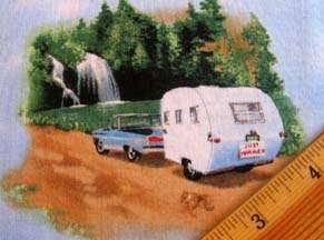 Vintage Camping Trailer Memories Sew Quilt Craft Elizabeths Studio 