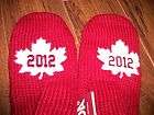 NEW VANCOUVER 2012 OLYMPIC CANADA RED MITTENS MAPLE LEAF L/XL LONDON