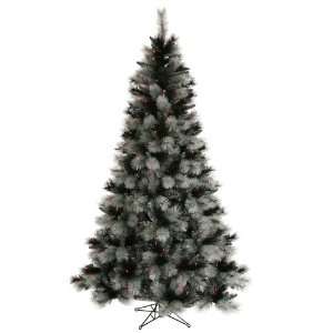  9 Pre Lit Black Ash Artificial Christmas Tree   Purple 