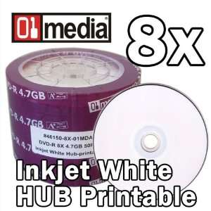   DVD R 8X Blank Disc Media, 4.7gb, 80min (50 Pack x 2) Electronics