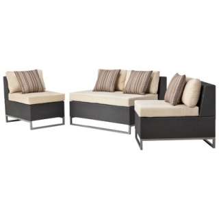 City Center Wicker Patio Sectional Seating Furniture Collection.Opens 