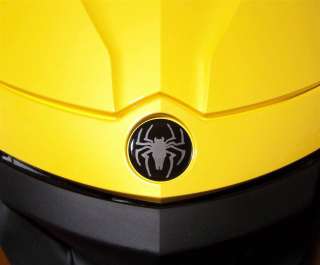 CanAm Spyder Nose & Tail Emblems Silver On Black Design  