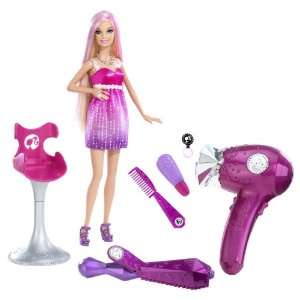  Barbie Loves Glitter Blowdryer Doll Toys & Games