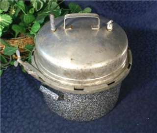 Vintage BURPEE SPECIAL COOKER Enameled Pressure Cooker  
