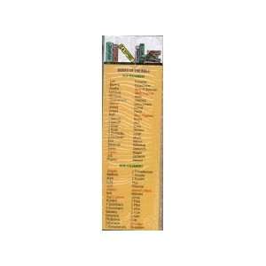  Bookmarks   Books Of The Bible (Package of 25) Everything 