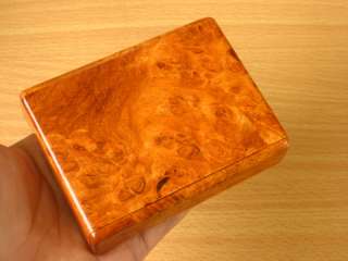 This is Cards playing Holder that made of beautiful rare burl wood 