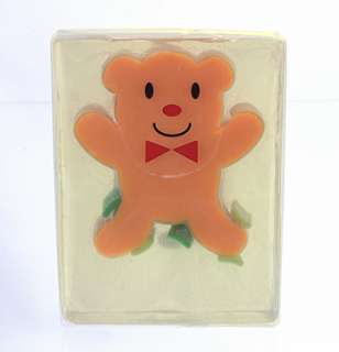 Clear Glycerin BEAR Animal Design Inside SOAP for kids  
