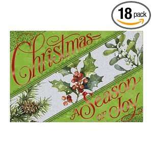 com Christmas   A Season of Joy   18 Christian Christmas Boxed Cards 