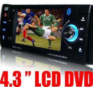 IN DASH CD DVD SD CAR STEREO PLAYER Detachable 4.3 LCD  