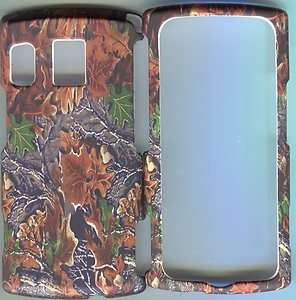 Sanyo Zio M6000 by Kyocera Cricket Case Cover Camo Br Gr Leaves  