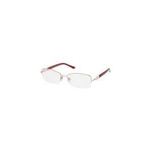  BVLGARI BV 2094 238 PINK SEMI RIMLESS BULGARI EYEGLASSES 