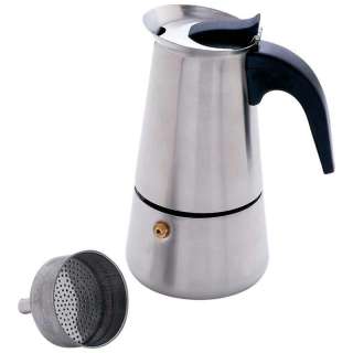 Chef’s Secret® 4 Cup Surgical Stainless Steel Espresso Maker  
