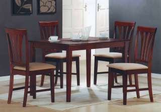 Solid Wood Cherry Dinette Set (Dining Table/4 Chairs)  