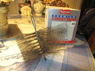 Imperial Premium Chimney Brush 8 x8 Round Wire Bristles  