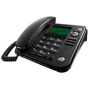   GE Corded Telephone With Call Waiting/Caller ID   Black Electronics