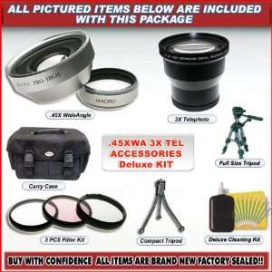   Kit + 3x Lens for Canon Powershot S2 Is S3 Is