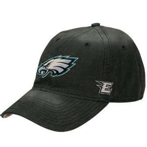  Reebok Philadelphia Eagles Black Distressed Slouch Hat 