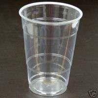 Large 16 oz. Clear Plastic Cups Party Supplies   NEW  