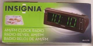   ™ Big Display AM/FM Alarm Clock Radio NS CL1111 600603141652  